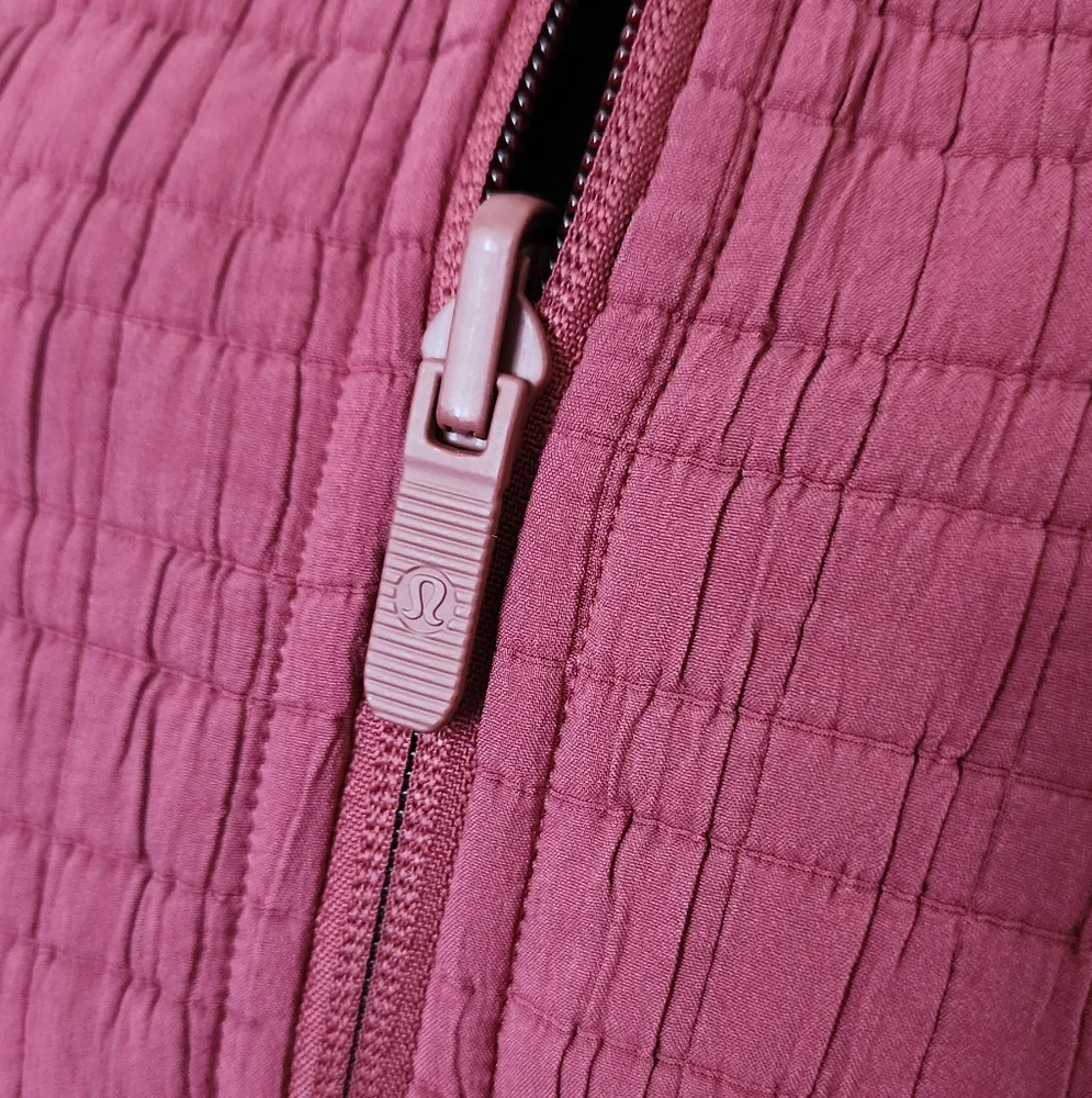Lululemon Serene Travels Comber Reversible Jacket Mauve Womens 6 Bomber Style - Picture 4 of 11